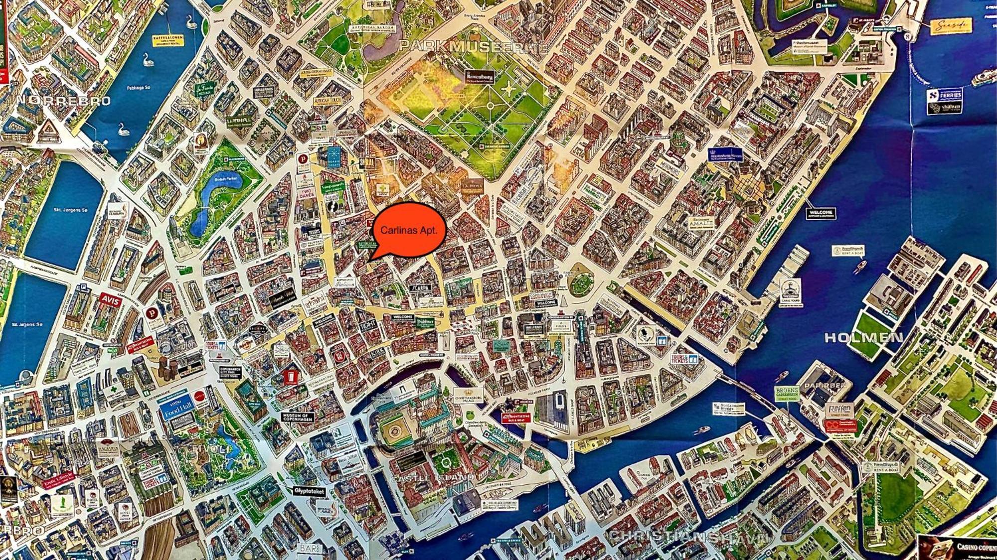 The Square - Carolinas Apartments København Eksteriør billede